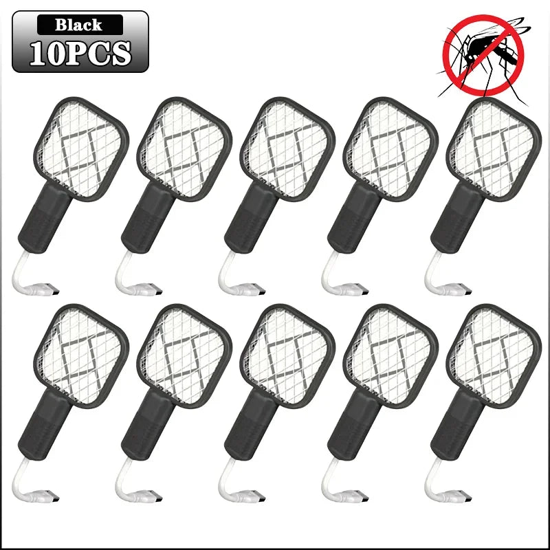 Rechargeable Electric Bug Zapper Racket | UV Mosquito Swatter