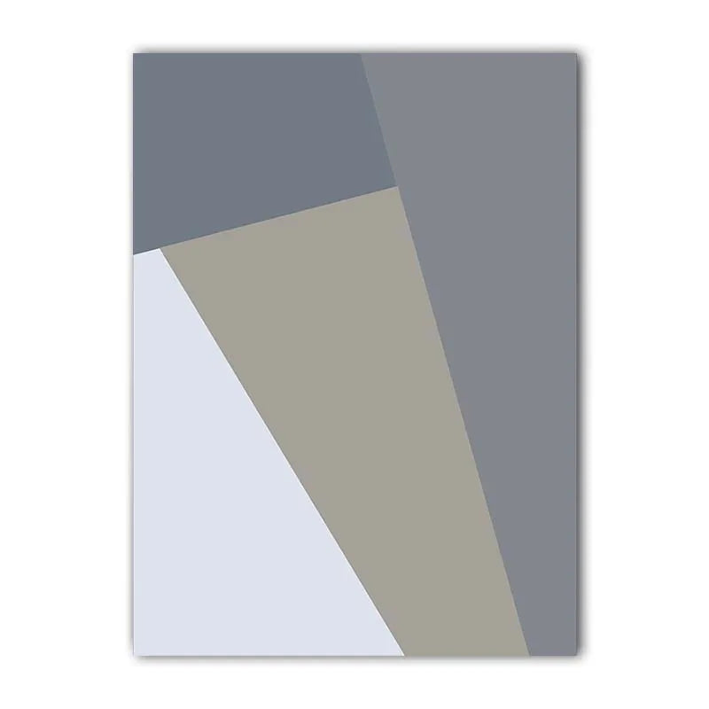 Abstract Geometric Triangle Canvas Wall Art | Modern Print Canvas Wall Art Peaceful Pleasures Health and Wellness 03 15x20cm No Frame China Mainland