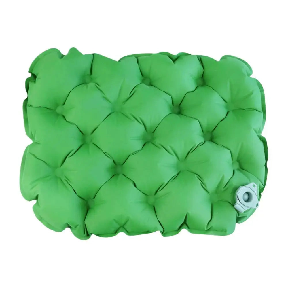 Portable Inflatable Seat Cushion for Camping & Travel Peaceful Pleasures Health and Wellness Green