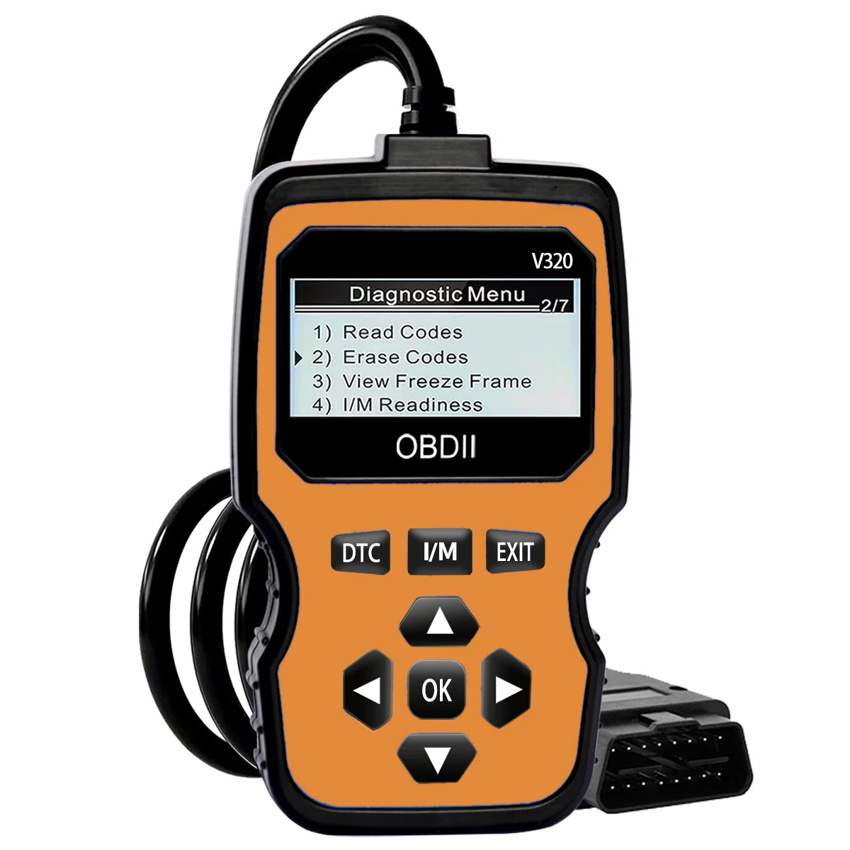 Powerful High-Quality V320 Automotive Obd2 Engine Fault Code Reader - Ideal Scan Tool for Mechanics & Diyers Can Diagnose All O Peaceful Pleasures Health and Wellness Orange