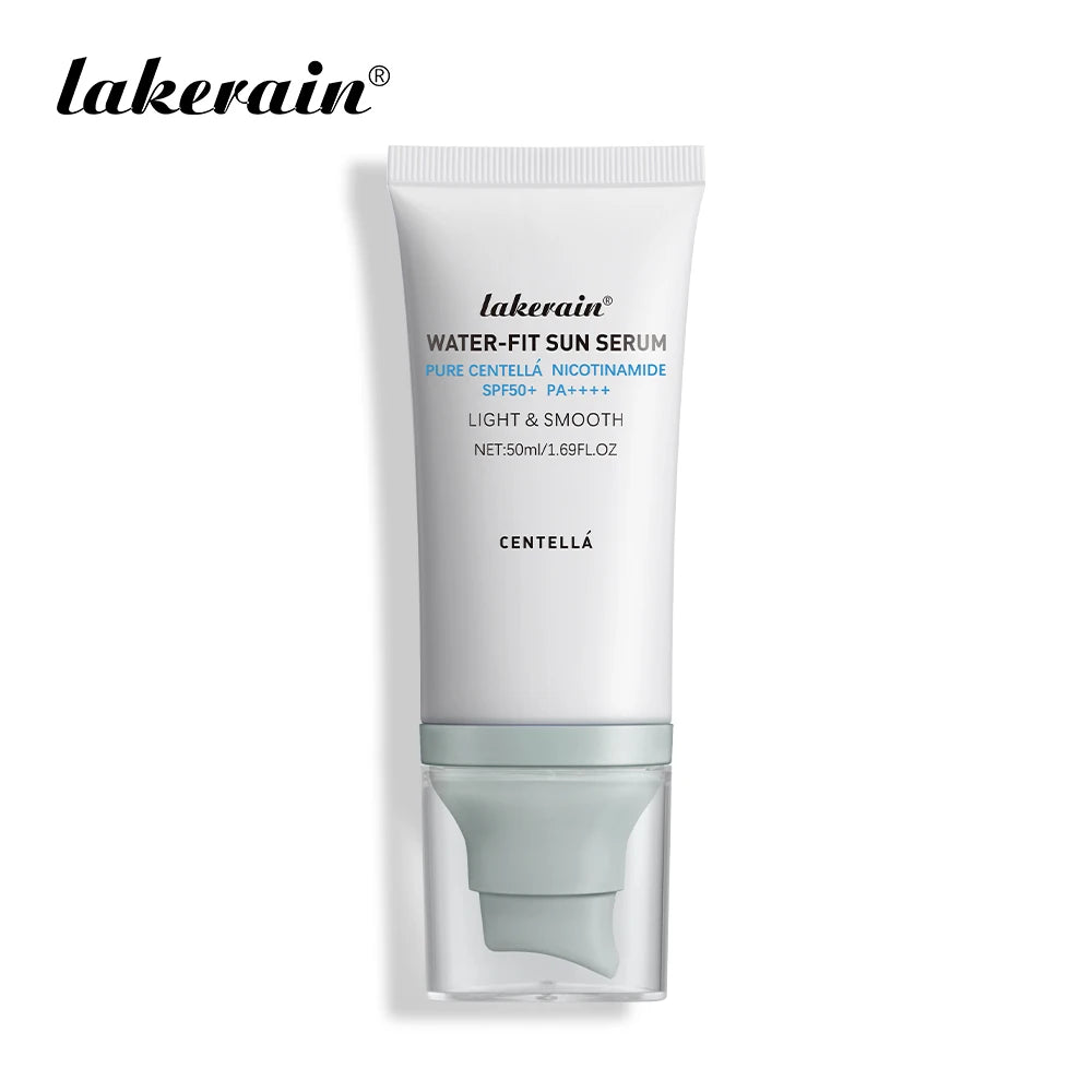 SPF50 Sunscreen Centella Lotion Korea Facial Long-Lasting Sun Protection Non-Greasy Sun Block Prevent Sunburn Face Skin Care Peaceful Pleasures Health and Wellness 1pcs blue
