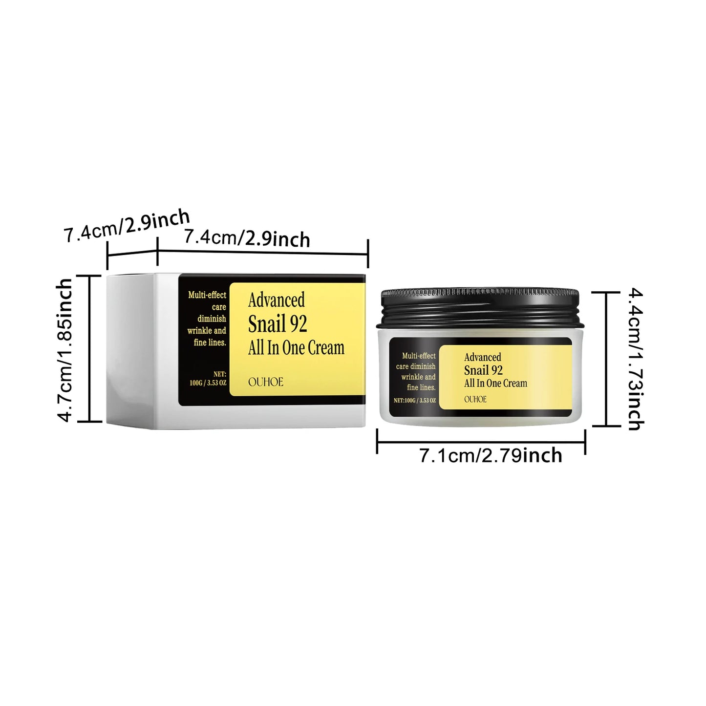 Snail 92 Mucin All-in-One Cream – K-Beauty Moisturizer