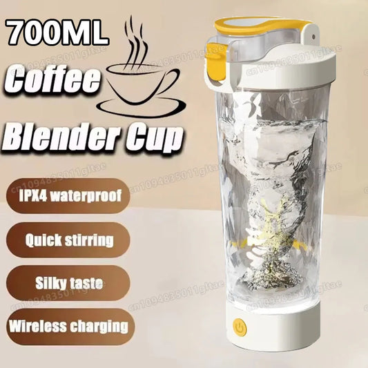 Electric Self Stirring Mug, Protein Powder Milkshake Shaker Bottle ,USB Charging Shaker Cup with Scale 15 Oz Water Cup, BPA Free Peaceful Pleasures Health and Wellness