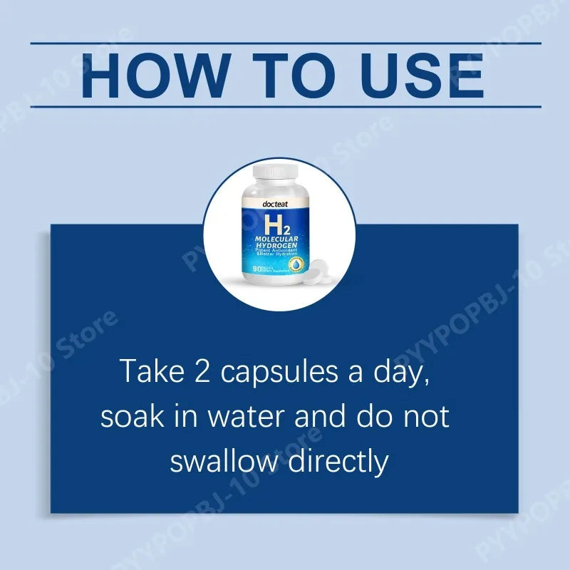 Docteat Hydrogen Water Tablets | Daily Hydration Support