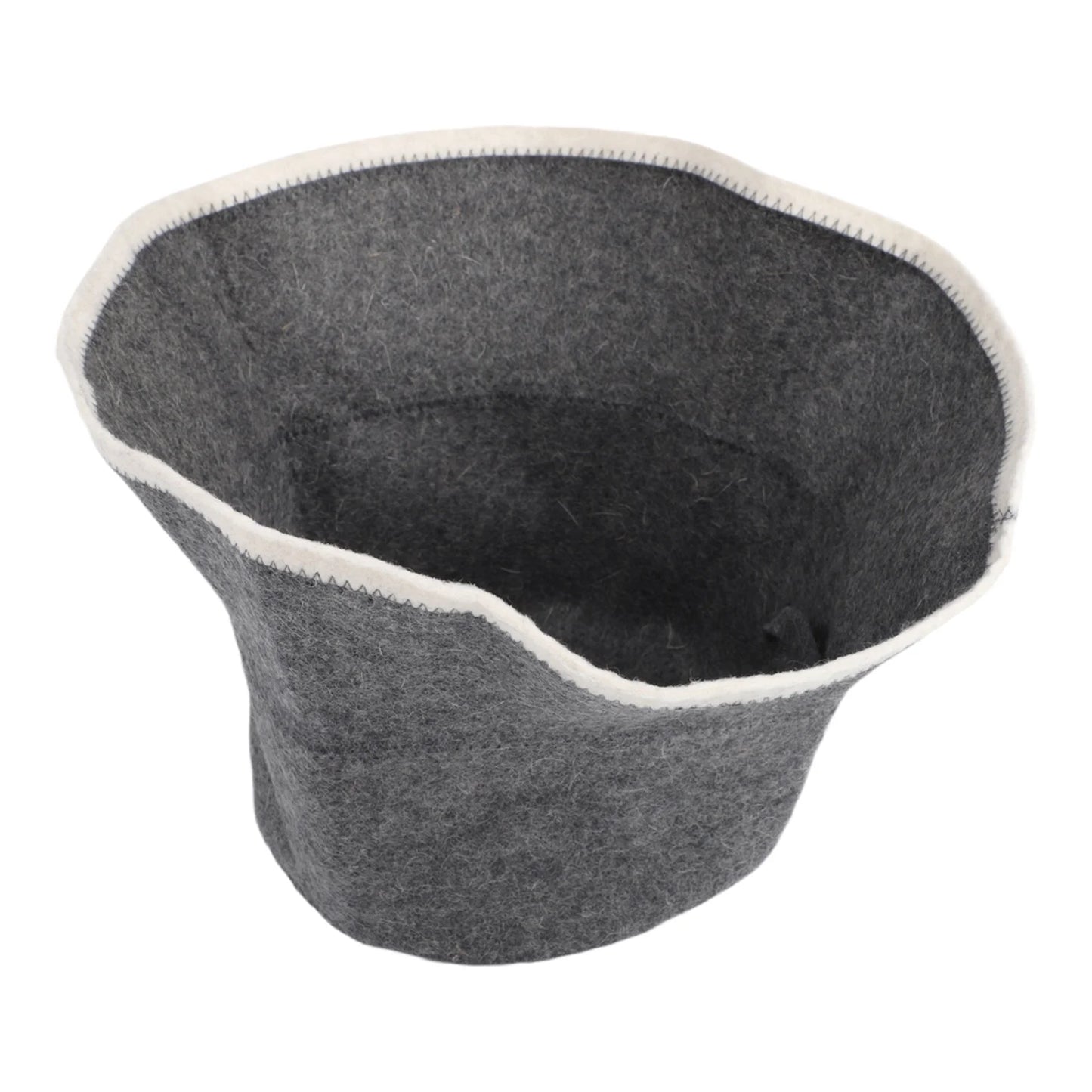 Woolen Felt Sauna Hat Offering Thermal Barrier Protection Lightweight