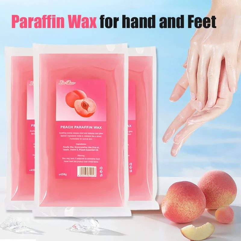 1/3Pcs Care Paraffin 200g/450g Moisturizing Hands And Feet Mask Peel Off SPA Restores Gloss Nourishing Hands Feet Hydrating Mask Peaceful Pleasures Health and Wellness