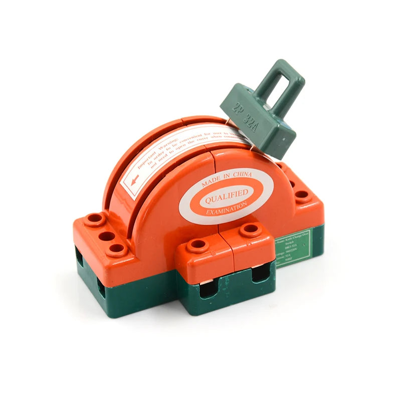 1PC 32A AC 220V 2 Pole Double Throw DPDT Knife Safety Disconnect Switch Peaceful Pleasures Health and Wellness