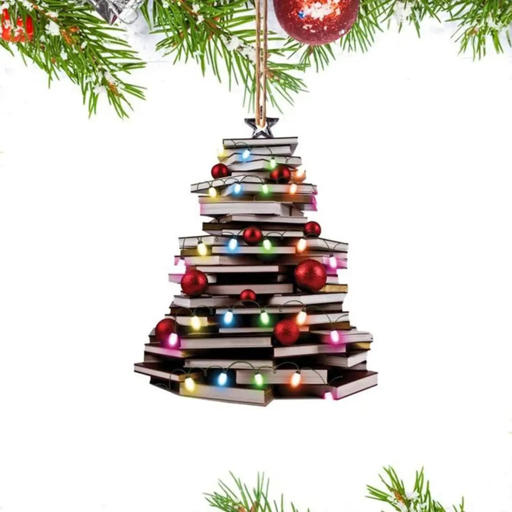 2D Acrylic Christmas Tree Ornament Pendant | 2025 Xmas Decor