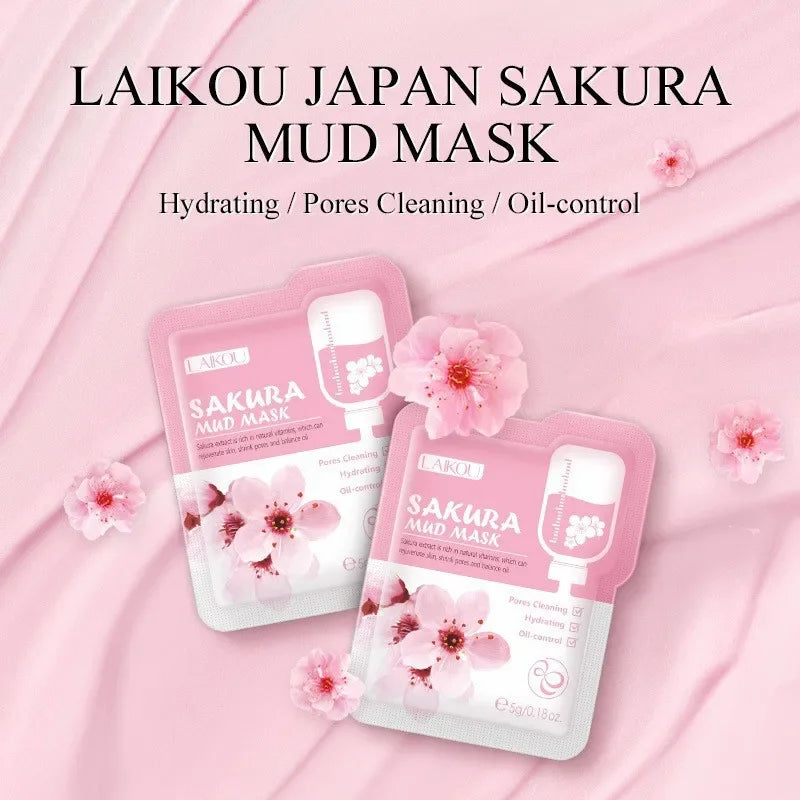 LAIKOU Purifying Clay Facial Mask – Deep Cleansing Mud Mask 5g Peaceful Pleasures Health and Wellness