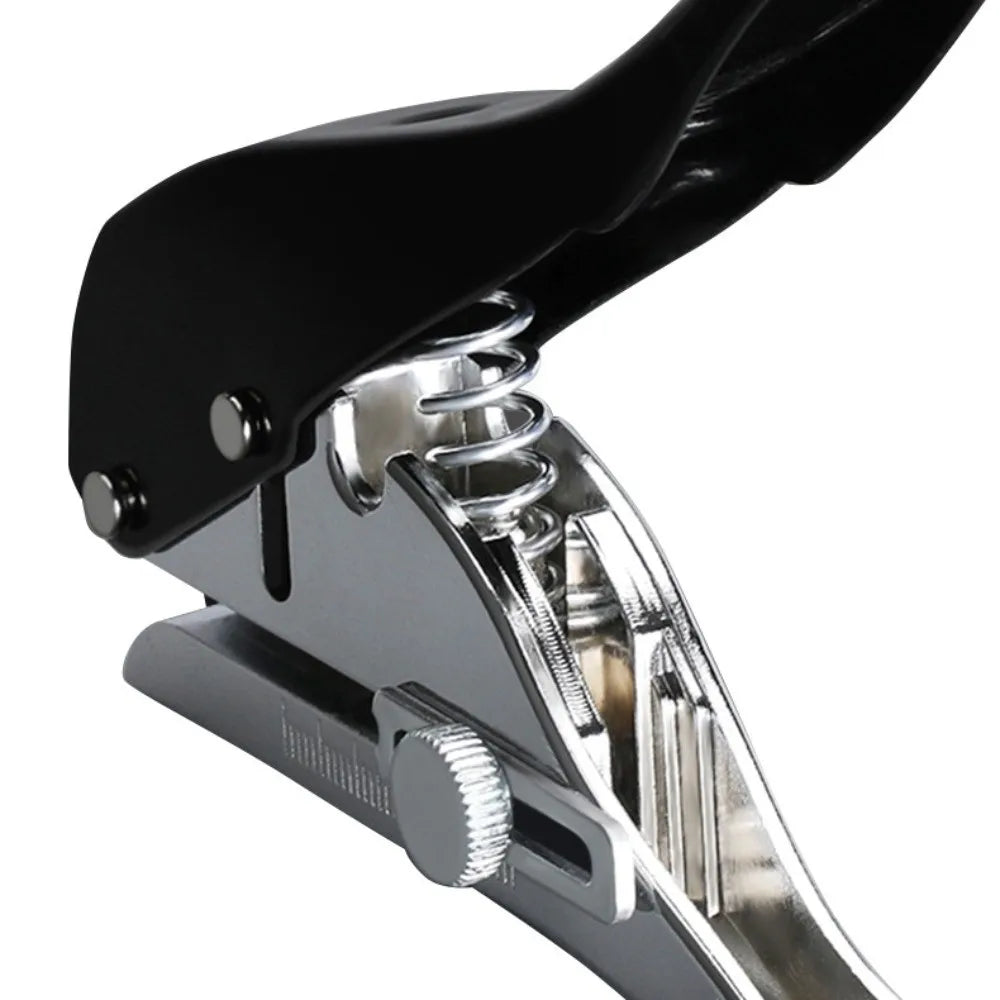 Spring-Loaded Carpentry Single Hole Puncher Manual Hole Card Woodworking Punching Pliers Nail Hole Professional Punching Tool Peaceful Pleasures Health and Wellness