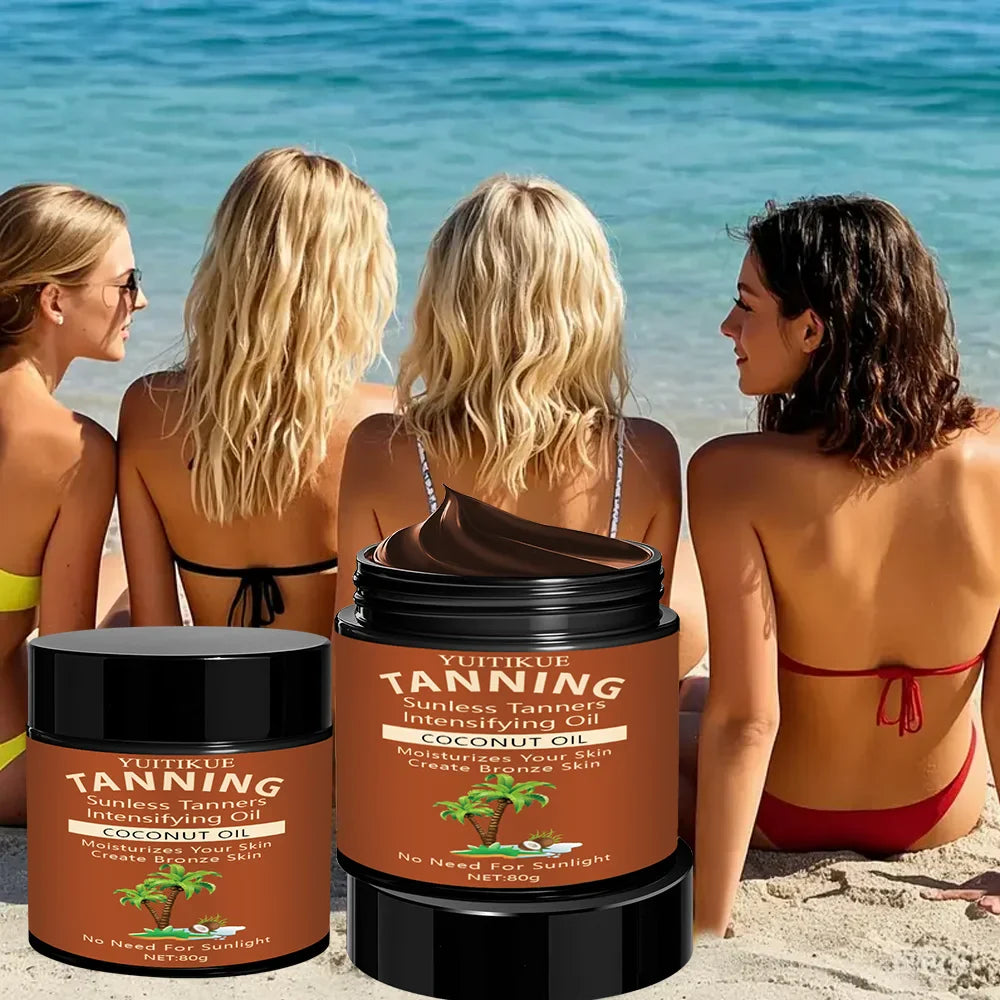 YUITIKUE Sunless Self Tanning Cream – Natural Bronzer 80g