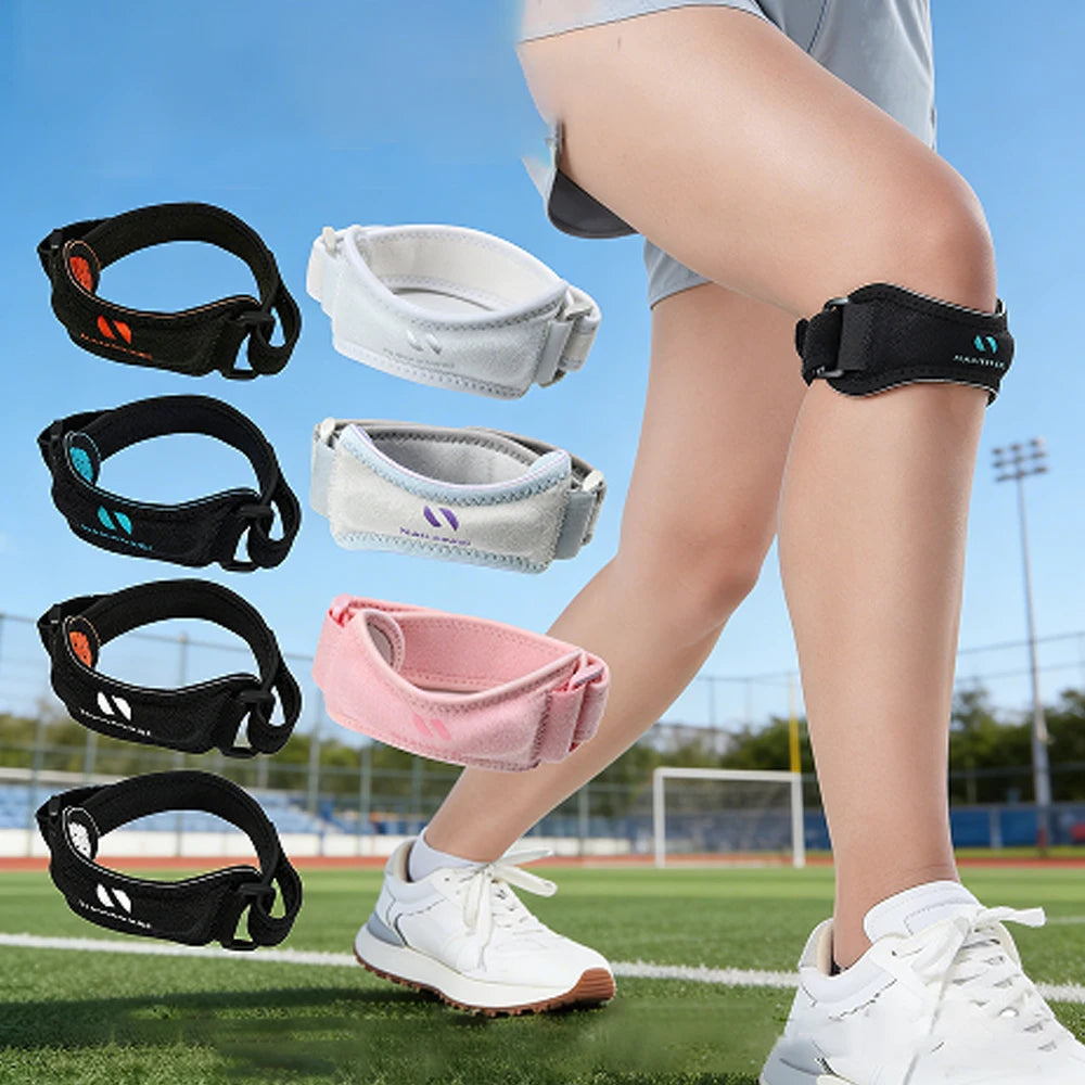 1PCS Patella Knee Brace Adjustable Patellar Tendon Support Strap,Knee Stabilizer for Running,Hiking, Basketball,Sports Women Men Peaceful Pleasures Health and Wellness