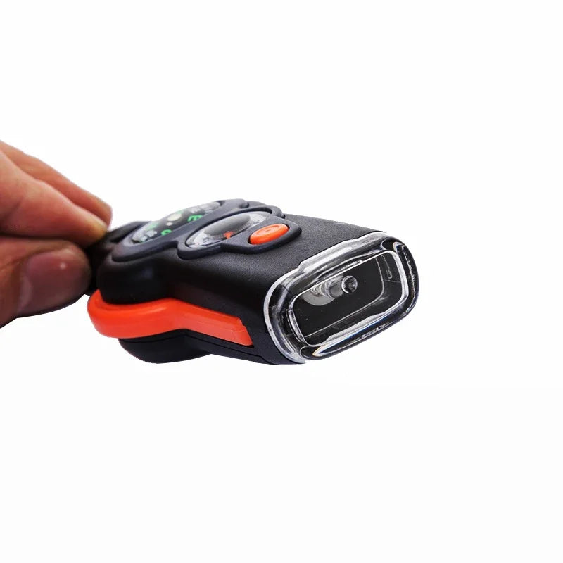 7-in-1 Multi-functional Whistle Outdoor Compass Thermometer LED Light Survival Flashlight Reverse Mirror Magnifying Glass Peaceful Pleasures Health and Wellness