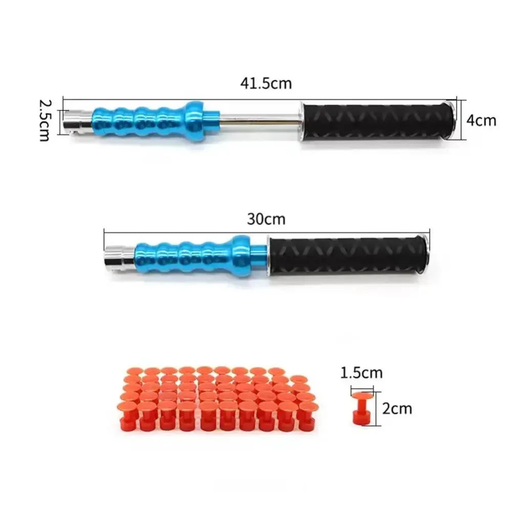 No Paint No Bodywork Dent Repair Kit PDR Hail Dent Puller Hammer Metal Tabs for Car Auto Body Peaceful Pleasures Health and Wellness