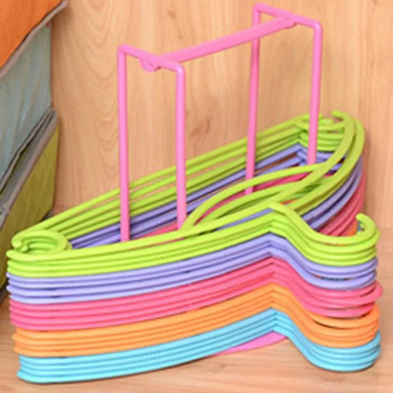 Hanger Organizer Stacker Rack for Closet & Laundry Room