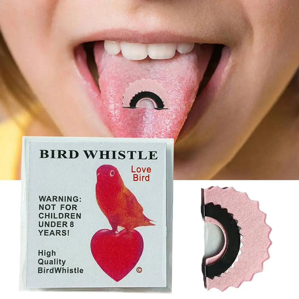 Magic Bird Whistle Tongue Warbler Noisemaker Trick Toy Gift Novelty Trick Toy Peaceful Pleasures Health and Wellness