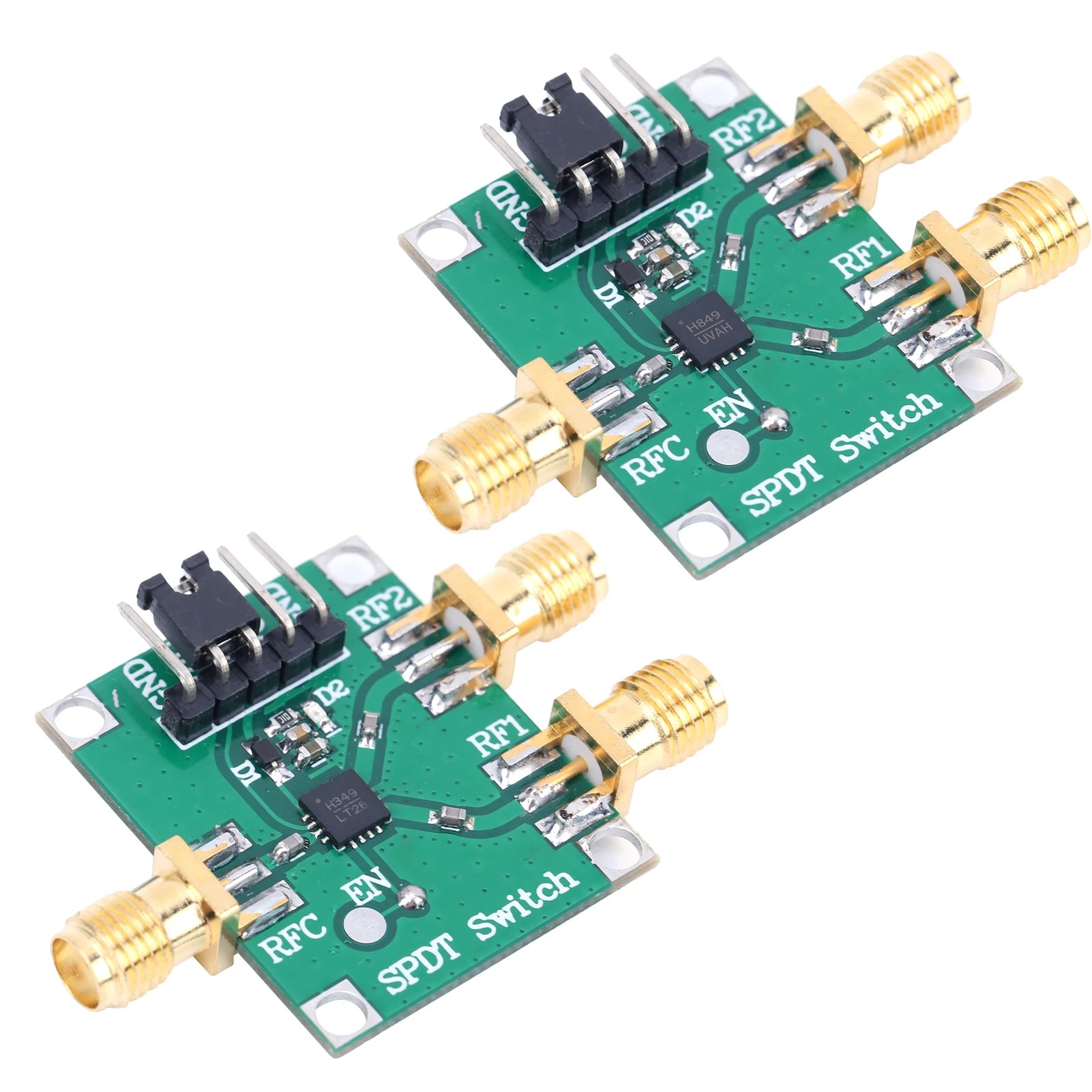 Industrial Supplies 3‑5V RF Module Single Pole Double Throw Board 50Ohms Input Output Impedance SMA Interface Peaceful Pleasures Health and Wellness