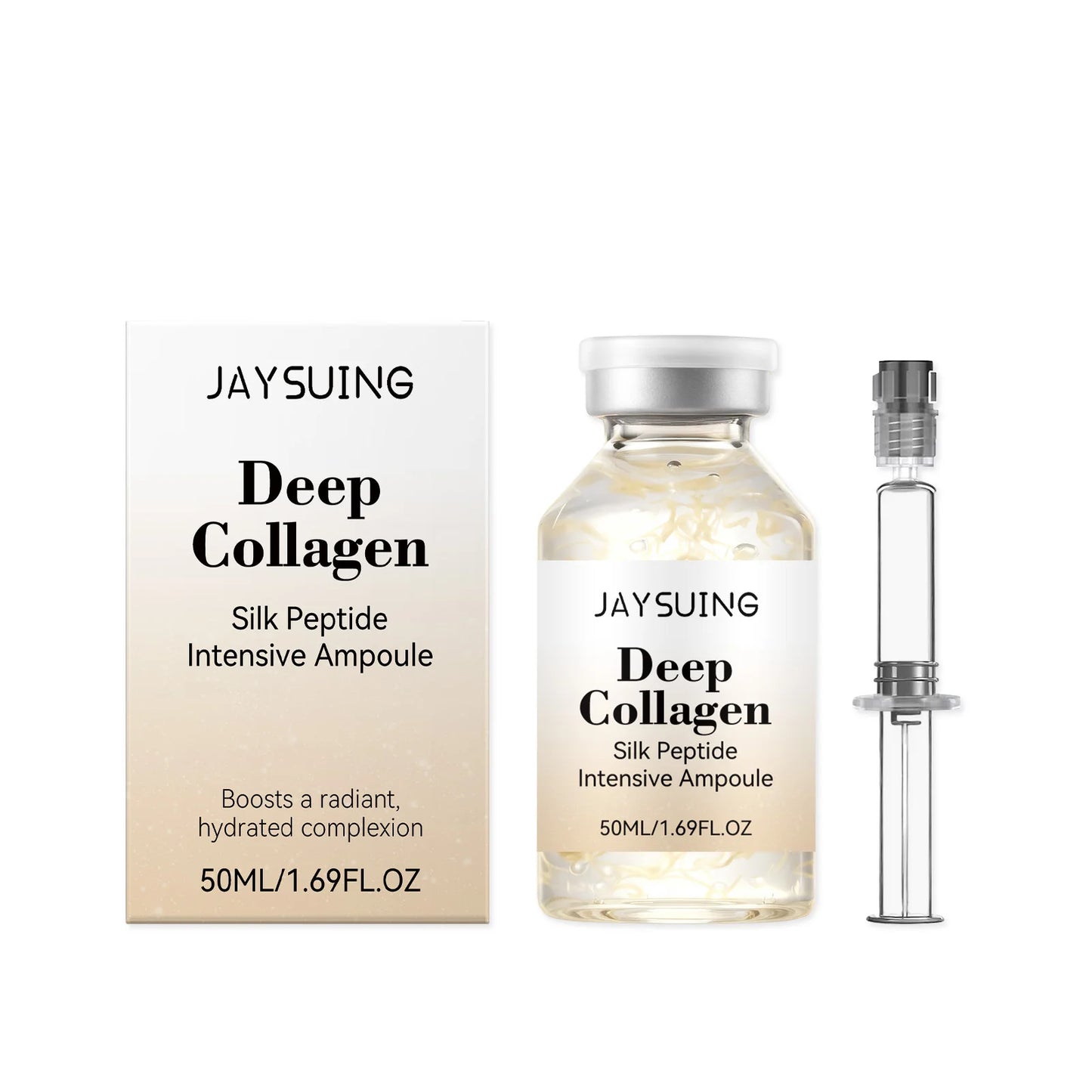 Collagen Silk Peptide Ampoule Serum – Firming & Anti-Wrinkle