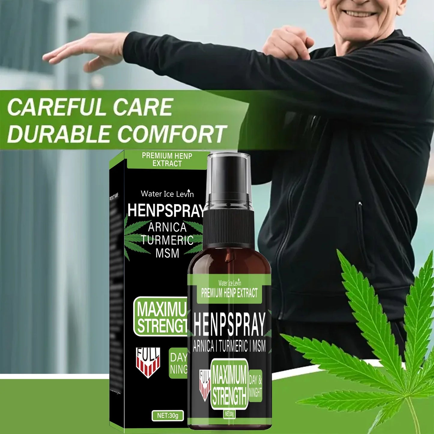 Hemp Extract Cream with Arnica, Turmeric & MSM | Day & Night
