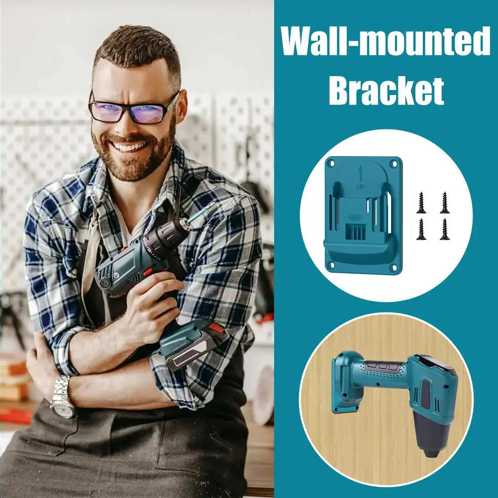 1/3 PCS Electric Tool Holder Dock Mount Storage Rack For Makita 18V Tool Holder Drill Holder Slots Stand Peaceful Pleasures Health and Wellness