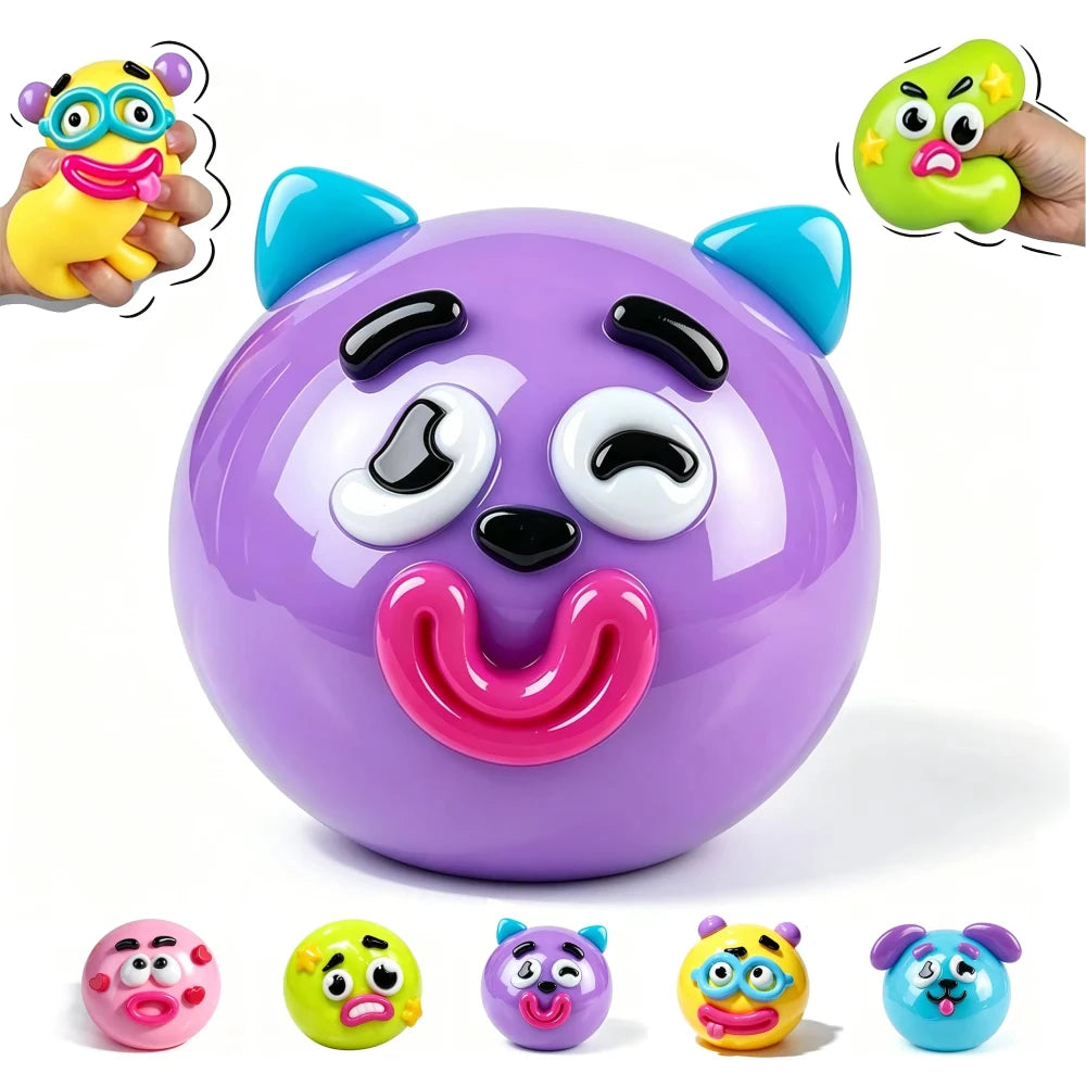 Dog Face Swap Squishy Toy | Slow Rise Squeeze Fidget
