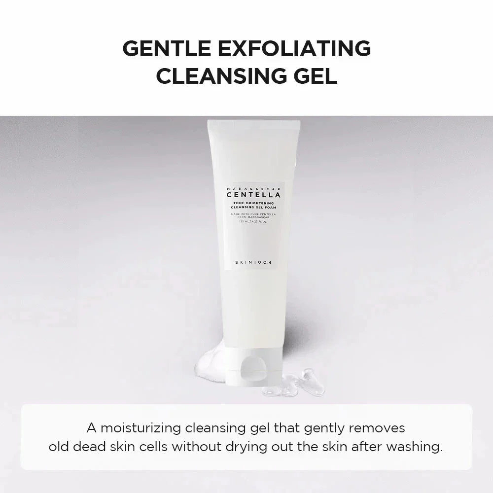 SKIN1004 Centella Tone Glowing Brightening Gel Cleanser 125ml Peaceful Pleasures Health and Wellness