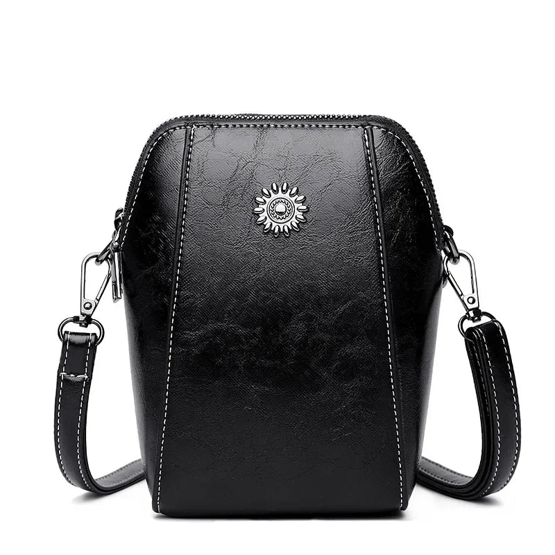 Women's Mini Crossbody Bag | Leather-Look Shoulder Bag