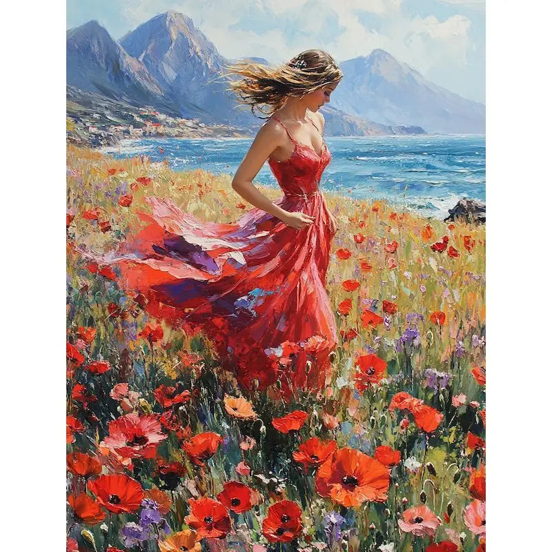 GATYZTORY 60x75cm Painting By Numbers DIY Paint Kit Drawing Girls Picture Painting Numbers For Adults Decorative Paintings Peaceful Pleasures Health and Wellness 1-5 40x50cm Unframed