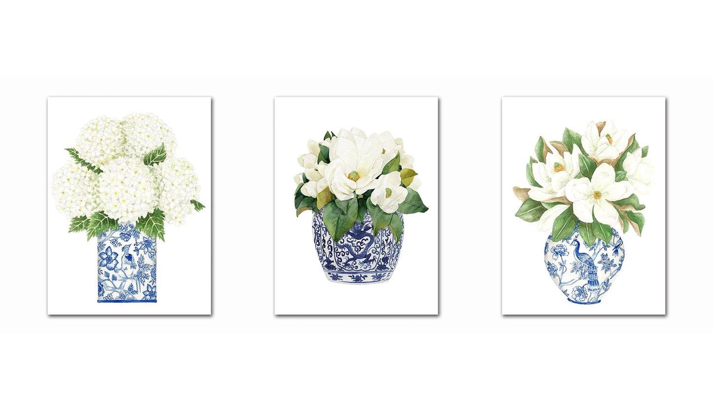 Elegant Flower Canvas Wall Art Print | Unframed Home Decor