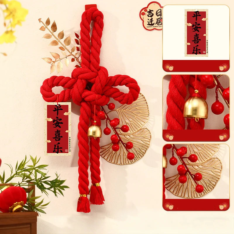 2026 Year of the Horse Chinese Knot Door Hanging | New Year Decor