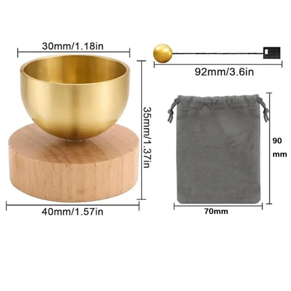 Brass Singing Bowl Set – Yoga, Meditation & Mindfulness
