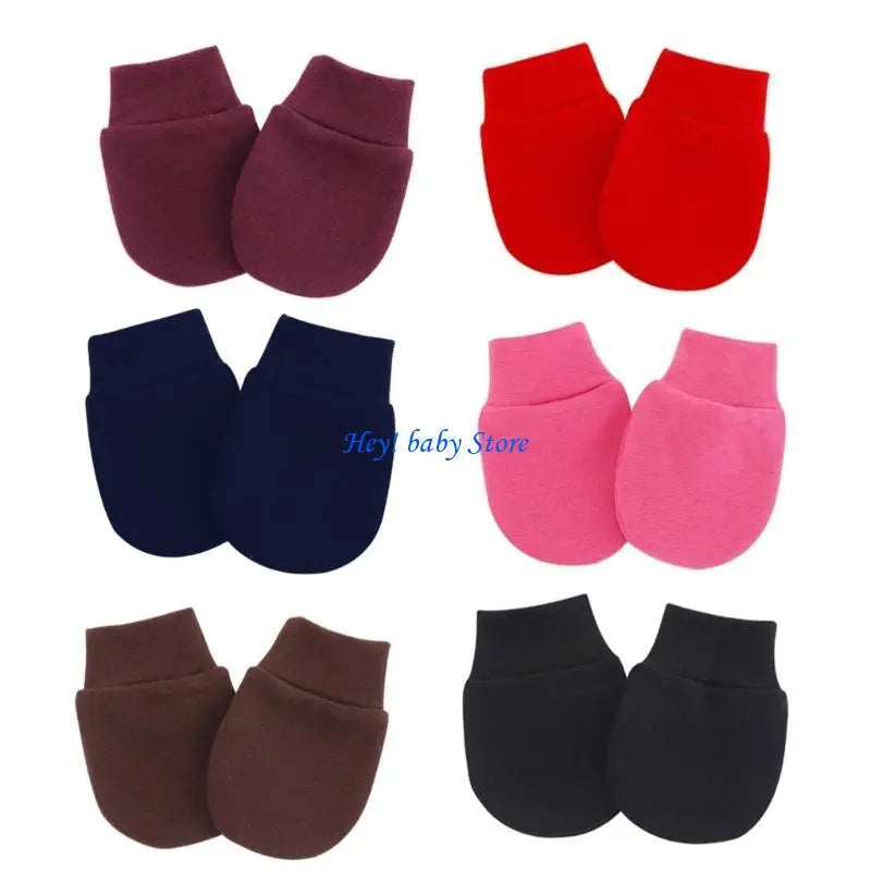 Baby Anti-Scratch Mittens | Newborn Face Protection Gloves 3-Pack