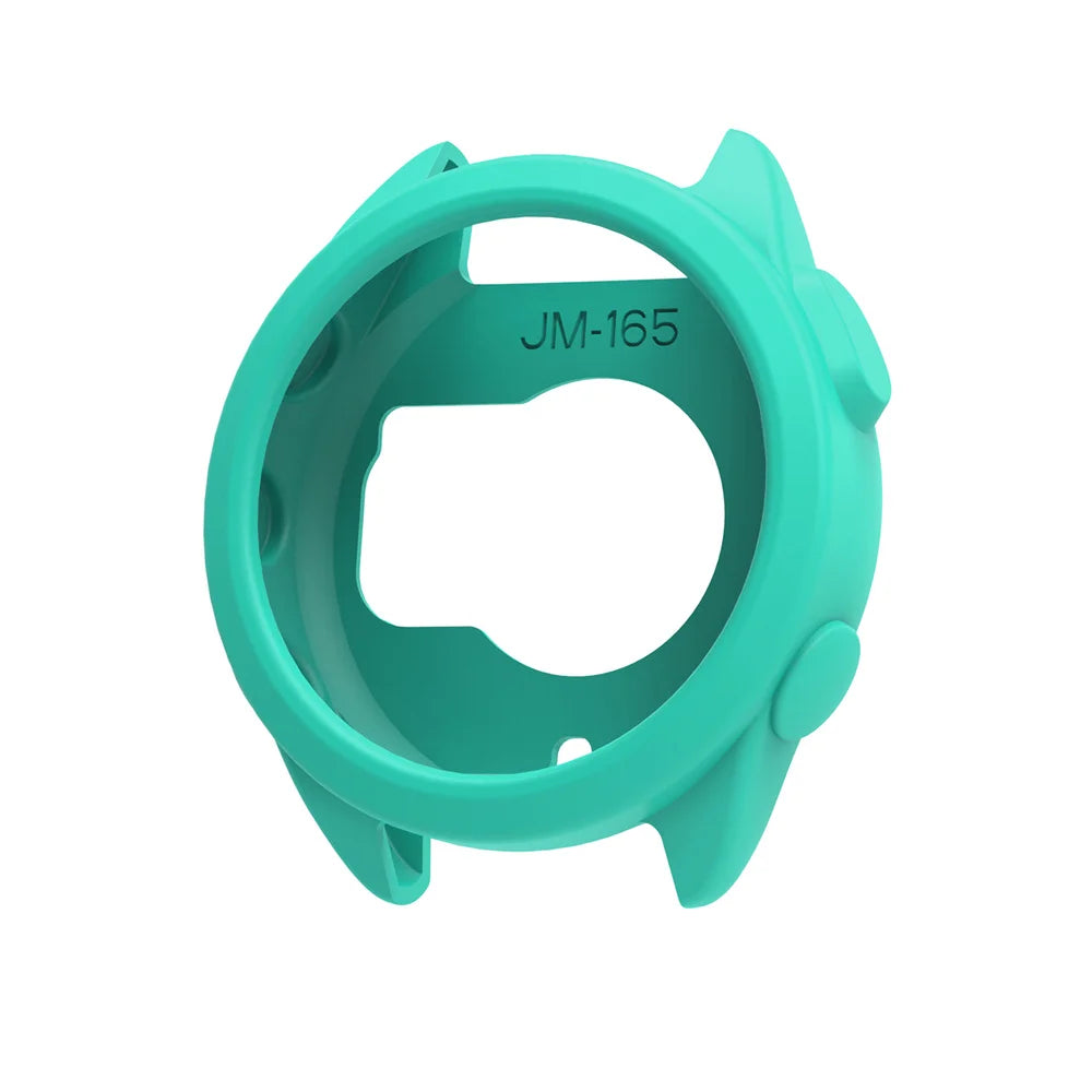 Silicone Protective Case for Garmin Forerunner 165 Watch Peaceful Pleasures Health and Wellness Mint green For Forerunner 165