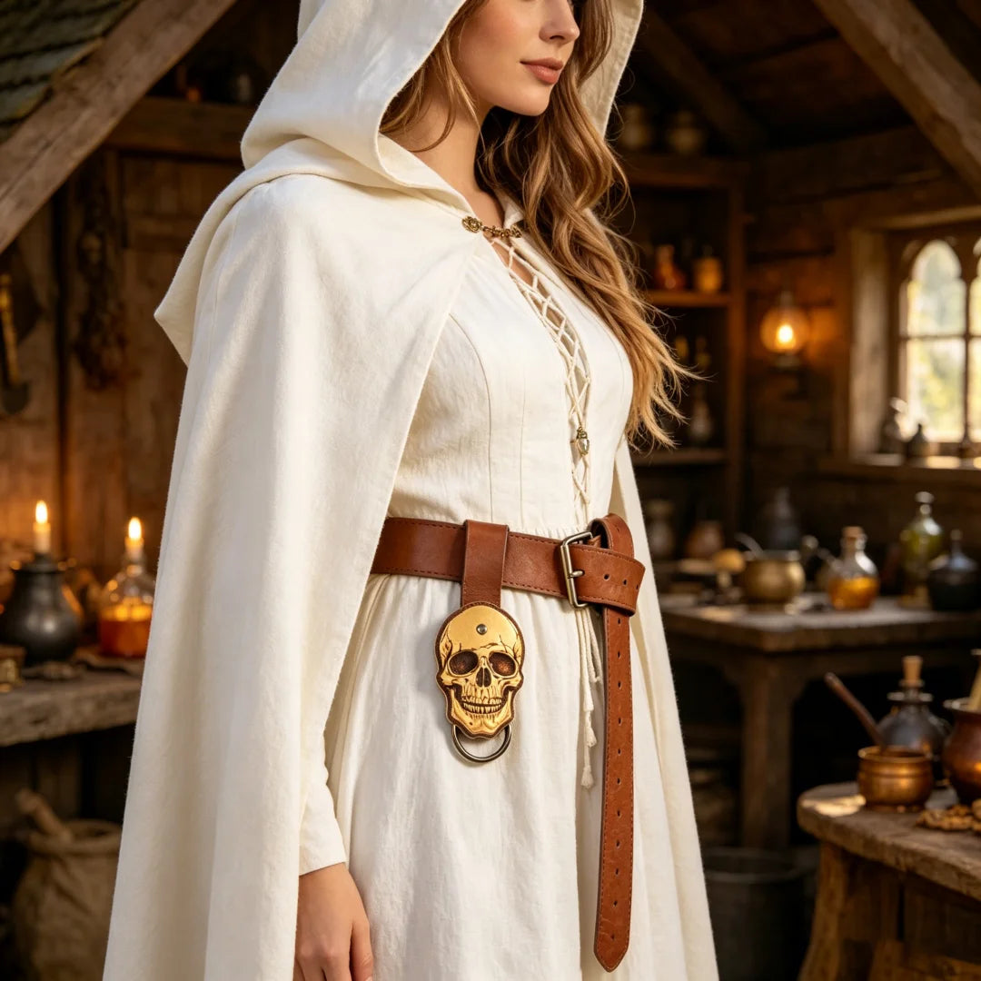 Viking Middle Renaissance Period Costume Belt PU Leather Outdoor