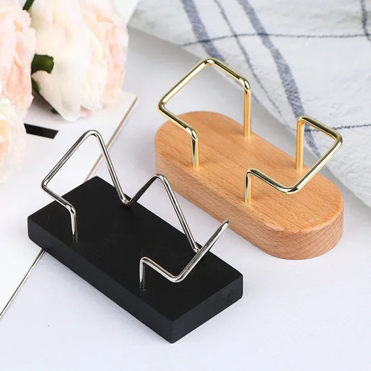 Wooden Business Card Holder Desk Stand Organizer Display Business Card Holder Oasis Select