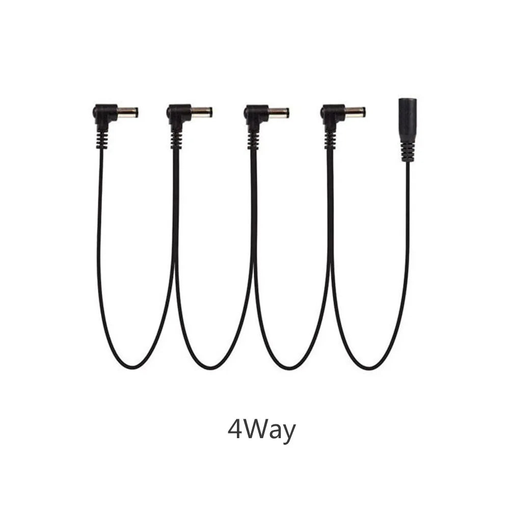 9V 2A Right Angle Plug Cord Effect Pedal Power Supply Cable Multi