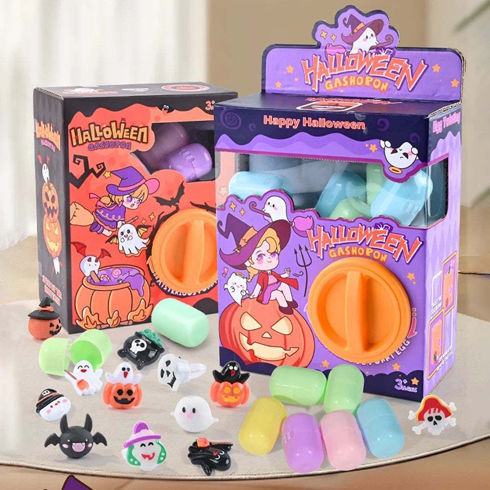 Halloween Mini Claw Machine for Kids – 6 Blind Box Surprises