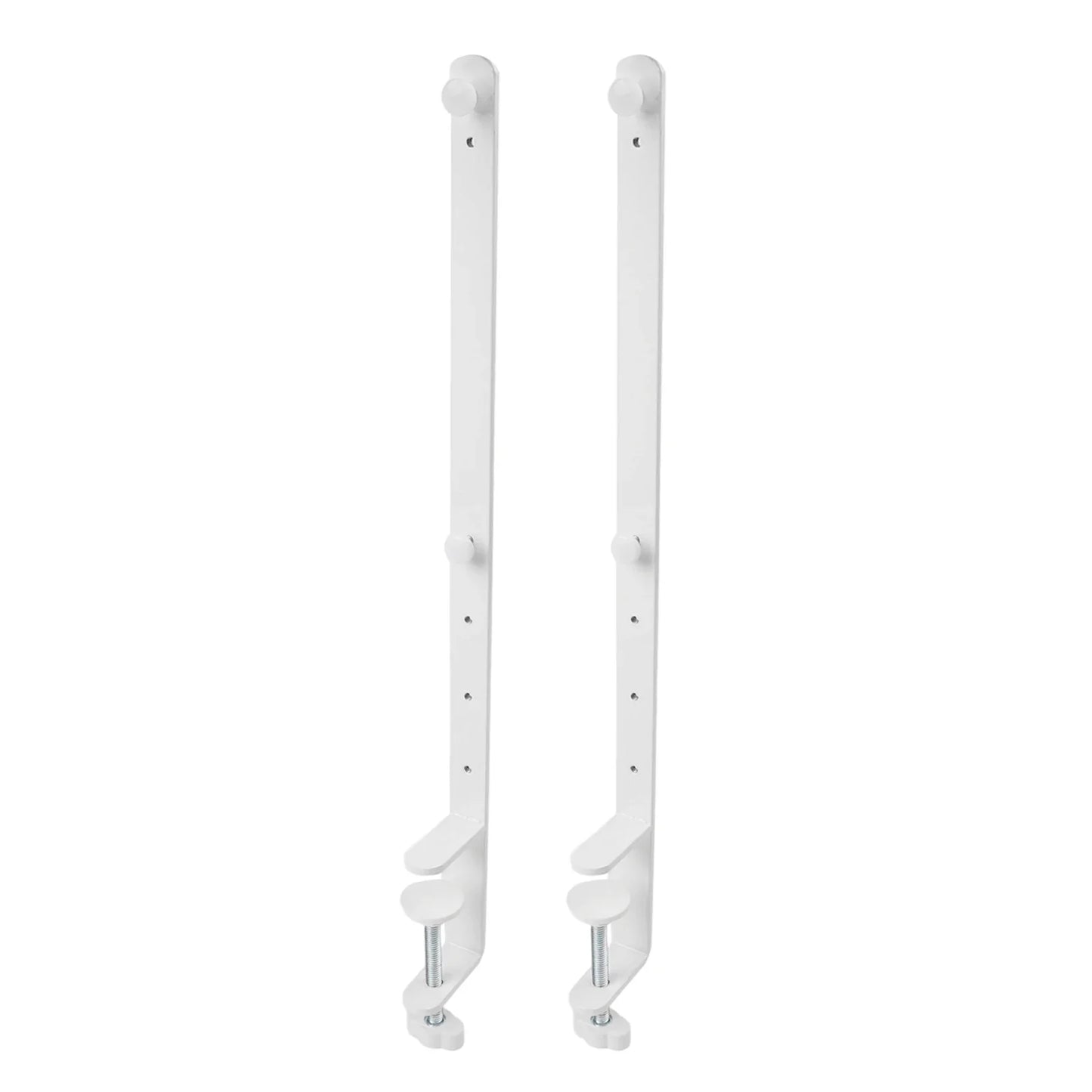 2-Pack Desk Clamp Pegboard Bracket – Nailless, 41.5cm Height