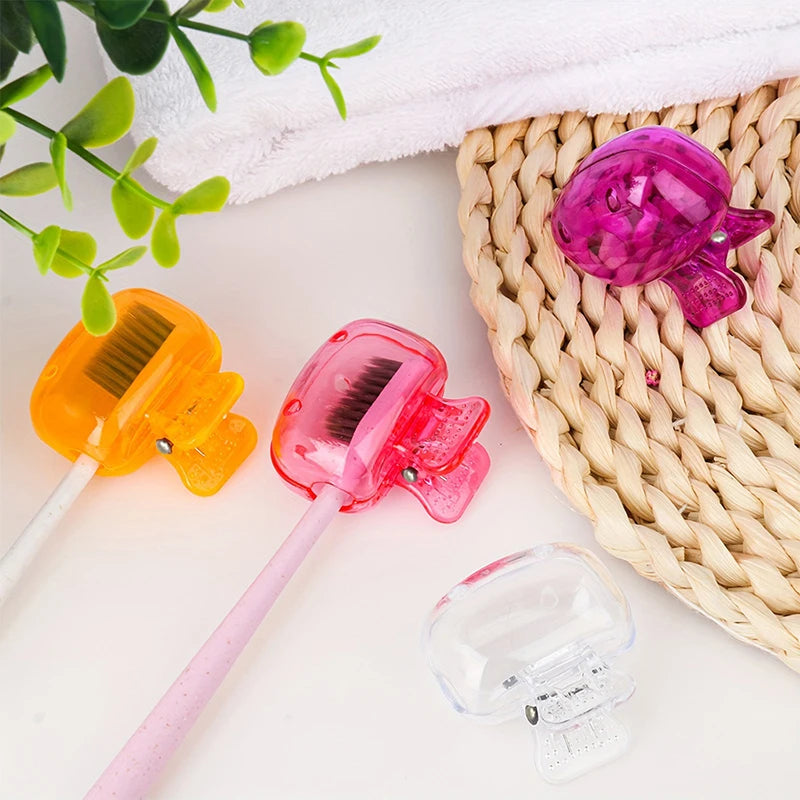 Travel Toothbrush Cap | Protective Plastic Brush Head Cover Case