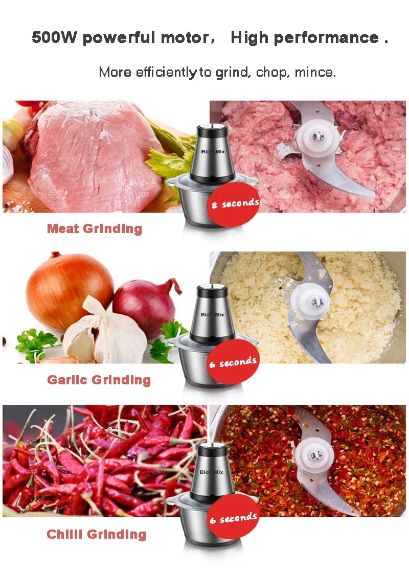 BioloMix BCP615 Replacement Blade for Meat Chopper Peaceful Pleasures Health and Wellness