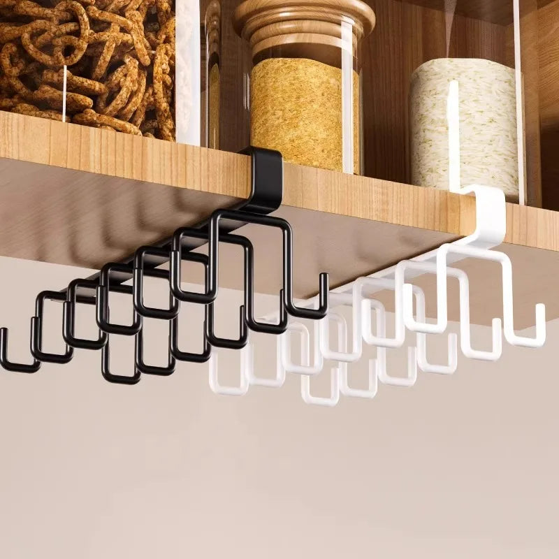 Modern Smart No Drill Suction Cup Wall Mounted Multifunctional Kitchen Cup Organizer mall Kitchens Apartments College Dorms Peaceful Pleasures Health and Wellness