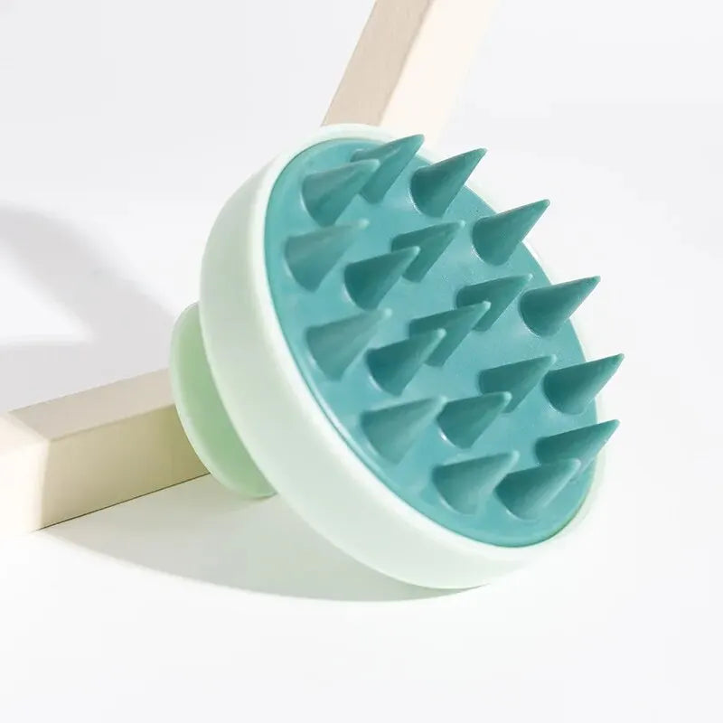 Silicone Scalp Massage Brush – Shampoo & Body Bath Comb