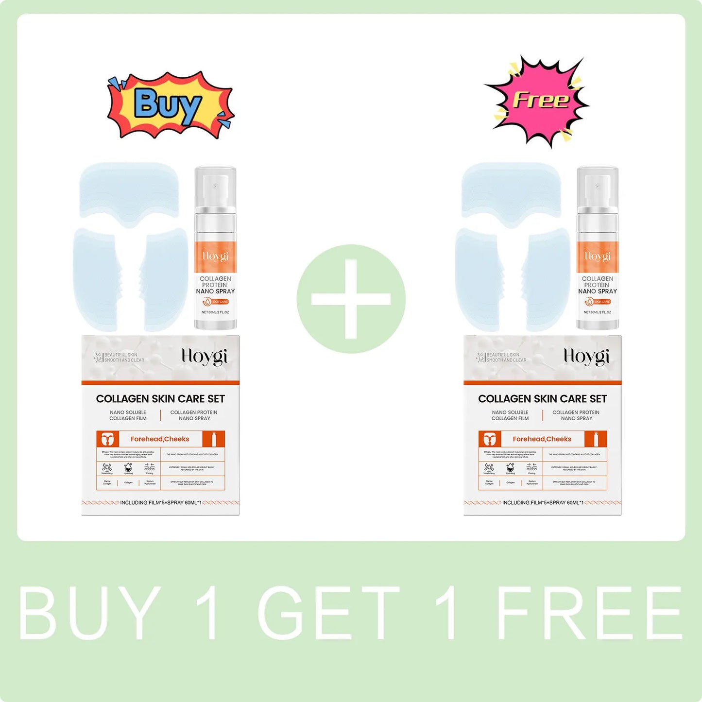 Soluble Collagen Mask Firming Lifting Fade Fine Lines Removal Wrinkle Increase Skin Elasticity Anti Aging Nourish Face Skin Care Peaceful Pleasures Health and Wellness Buy 1 Get 1 Free
