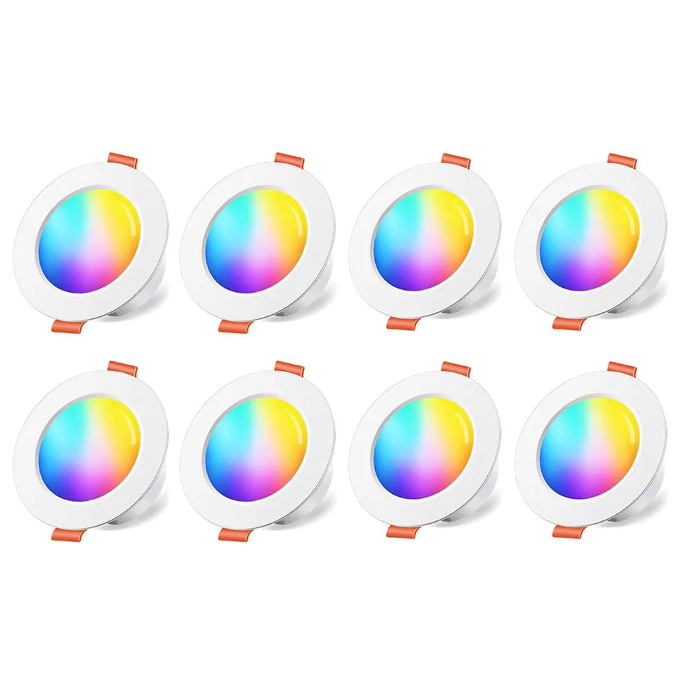 RUNTOIN 10W RGB Smart LED Downlight | Tuya App, 16M Colors