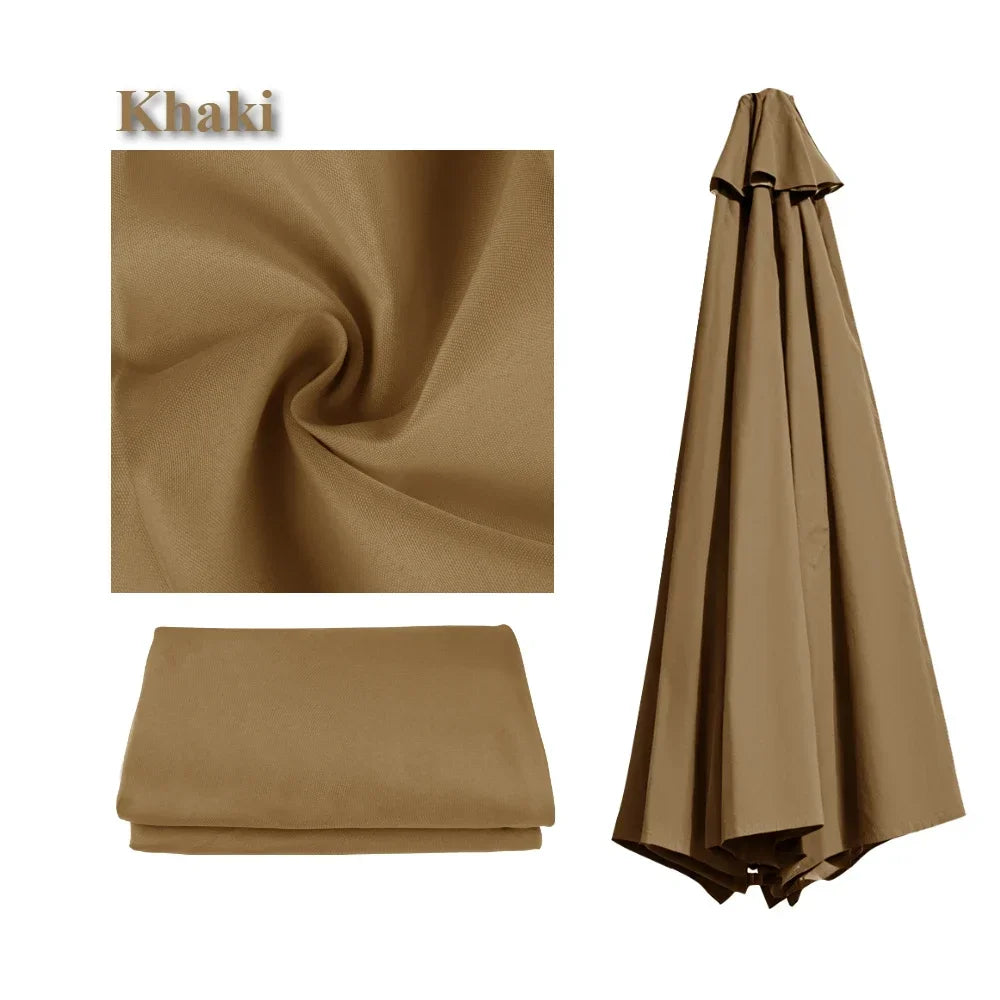 Patio Umbrella Replacement Canopy Cover – 6 & 8 Rib, 2m–3m