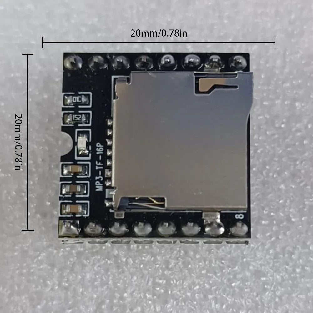 Mini MP3 DFPlayer Module – TF Card & USB for Arduino