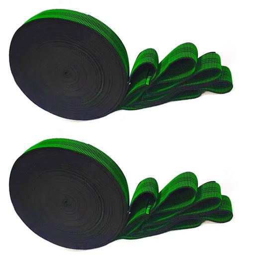 A36T-2X Band Upholstery Stretch Webbing Upholstery Sofa Chair Furniture Repair Elastic Couch Material Replacement Stretchy Peaceful Pleasures Health and Wellness Greenblack