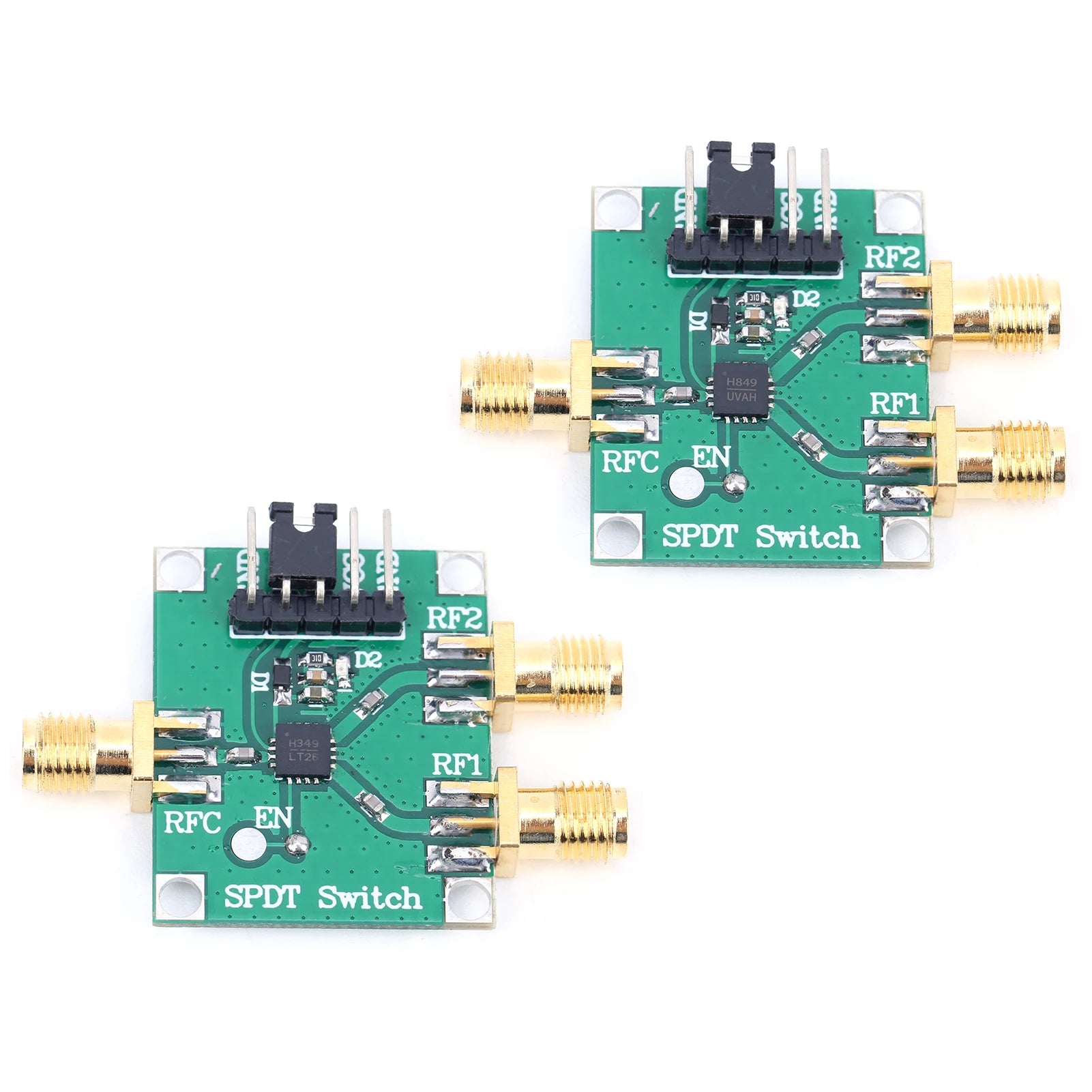 Industrial Supplies 3‑5V RF Module Single Pole Double Throw Board 50Ohms Input Output Impedance SMA Interface Peaceful Pleasures Health and Wellness