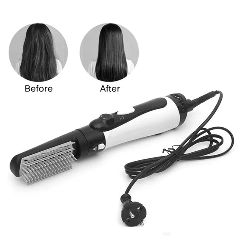 Hot Air Brush One Step Hair Dryer Brush Volumizer Dry Straighten Curl Comb Negative Ionic Hair Styler Peaceful Pleasures Health and Wellness
