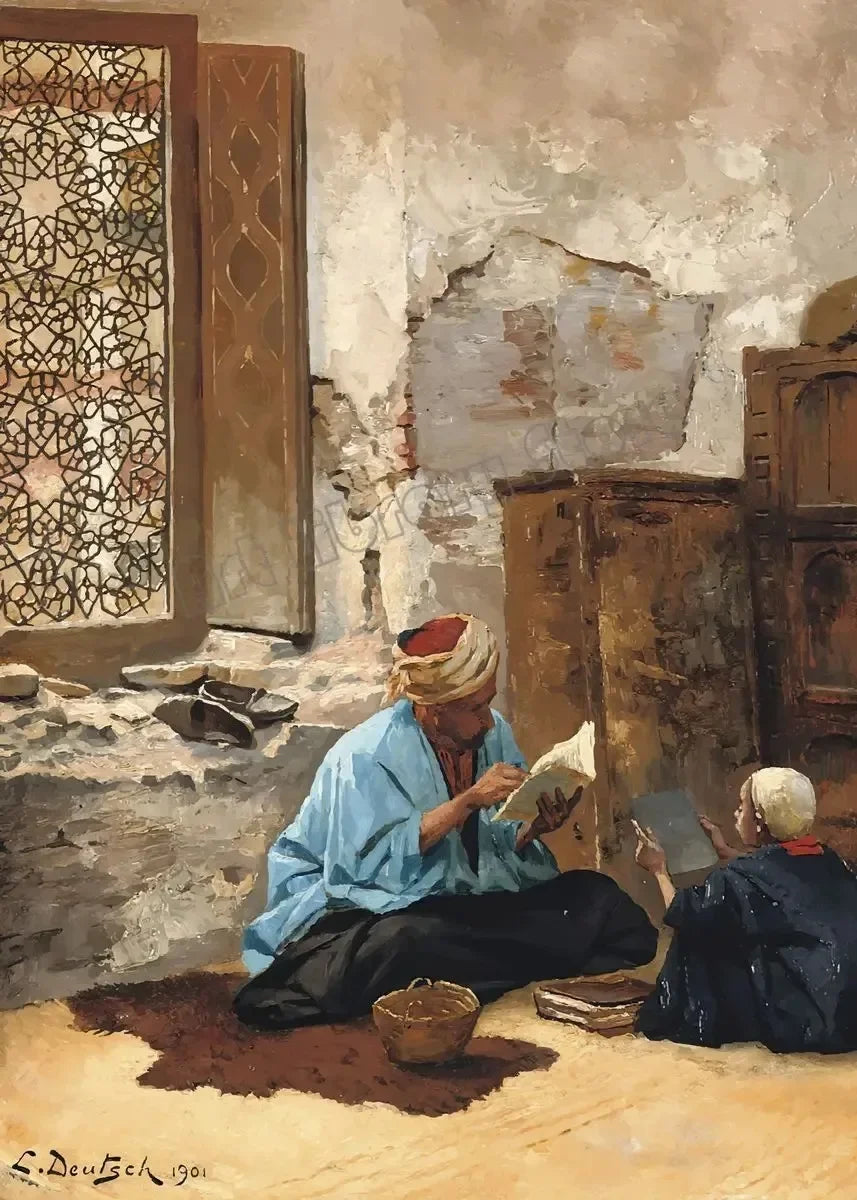 Canvas Painting Gerome Classic Artwork Arabs Living Landscape Poster Arabic Carpet Merchant Wall Art Pictures Home Decor Peaceful Pleasures Health and Wellness